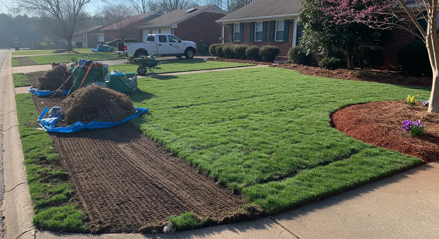 Spring Cleanup — GreenEdge Lawn Care, Lawn Care & Maintenance in Greenville, SC.